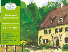 Tablet Screenshot of koeschinger-waldhaus.de